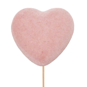 Hart Eros 5cm op 50cm stok roze