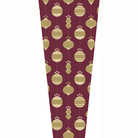 Housse Merry&Bright 70% PCR 75x32x17,4cm bordeaux