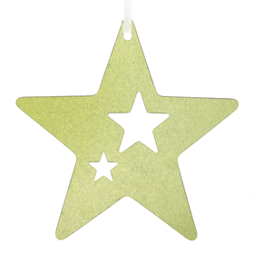 Metal Star Shiny 9cm or