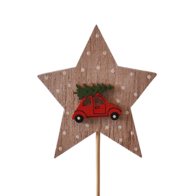 Star IPL314000620 Car 8.5cm on 50cm stick FSC* naturel