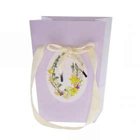 Carrybag Easter Decoration 15/15x11x20cm FSC* lilac