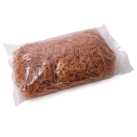 Rubber bands 40x1.5mm per bag 1kg brown