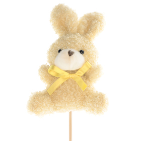 Kaninchen  Luciën 12cm auf 50cm stick beige