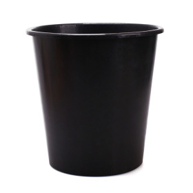 Bucket 10 liter 26.5/18.5x26.5cm black