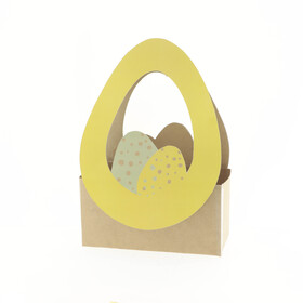 Carrybag Egg-stra 24x12x36cm FSC Mix yellow