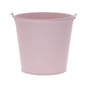 Zinc bucket Breeze Ø13/9.7xH12cm ES12 blossom pink