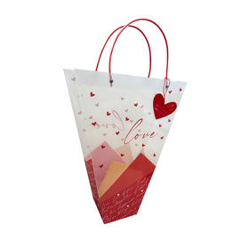 Carrybag Love Poem 18x14x5in red