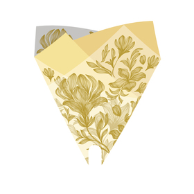 Smartsleeve Fleur 70% PCR 50x44cm gelb