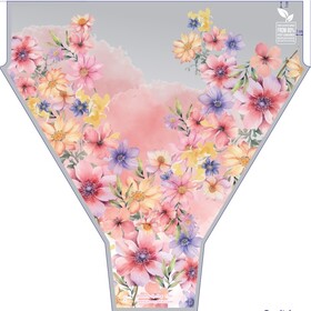 PCR80% Sleeve Bloomy Spring 50x35x10cm