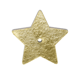 Star 4.5x4.5x0.7cm FSC* gold