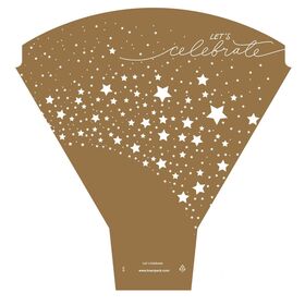 Sleeve Let’sCelebrate 21x17x5in gold