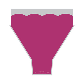 Majesty 21x17x5in fuchsia
