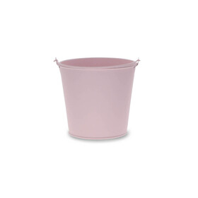 Zinc bucket Breeze Ø13/9.7xH12cm ES12 blossom pink