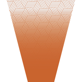 Tüte Trix 70% PCR 40x30x12cm orange + Terra