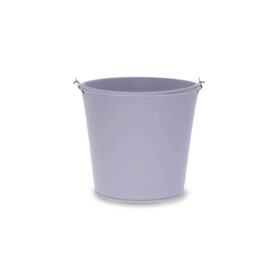 Zinc bucket Breeze Ø15/11xH13.5cm ES14 sweet lilac
