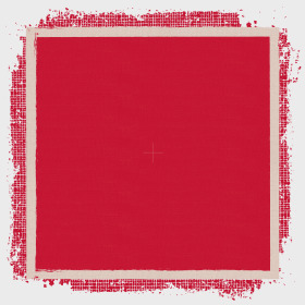 Sheet Vintage Rag 75x75cm red