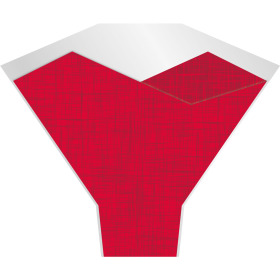 Sleeve Fibre 50x54x15cm red