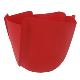 Twister Pot 5in red