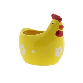 Ceramic pot Chicken ES12 yellow