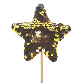 Stern Cheerzz 10cm auf 10cm Stick Gold