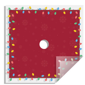 Bombillo de Navidad 60x60cm rojo H3