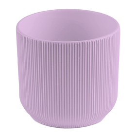 Ceramic Pot Stria Ø10xH9.5cm ES9 pink