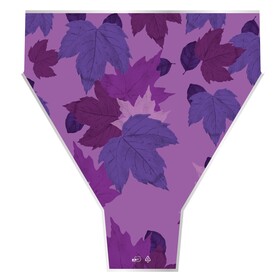 Capuchón Fall Leaves 20x17x5in purple