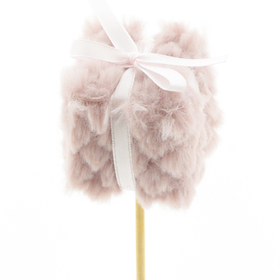 Present Cozy 5cm on 50cm stick pink