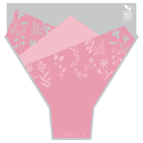 Botanical Garden 90% PCR 21x17x5in pink