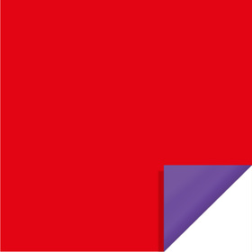 Bi-Color Sheet 24x24in red / purple - colombia only