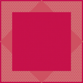 Vel Mixed Pattern 75x75cm rood