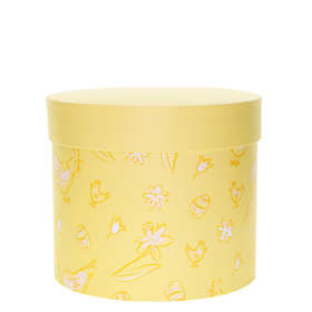Hat box Nara Ø15x13cm FSC* yellow