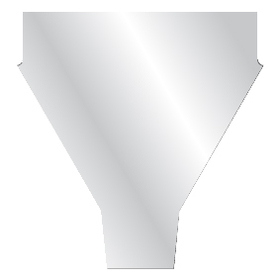Sleeve Y-Shape Fantasy cut PCR70% 54x44x12cm transparent