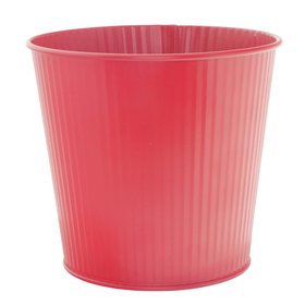 Zinc pot Isa Ø15.2/11xH13.5 ES14 Poppy Red