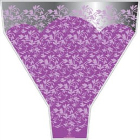 Romance 19.5x17.5x5in lavender