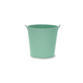 Zinc bucket Breeze Ø13/9.7xH12cm ES12 hemlock green