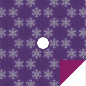 Frost 24x24in purple with hole
