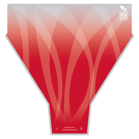 Chantalle 90% PCR 20x17x5in red