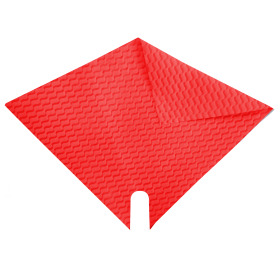 Sleeve Impress Wave 32x32cm red