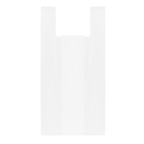 Singlet vest bag 27+(2x6)x48cm white