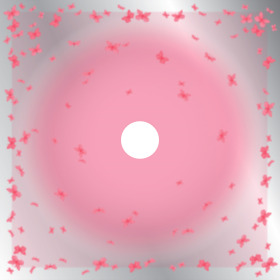 Papillion 24x24in rosado con hueco