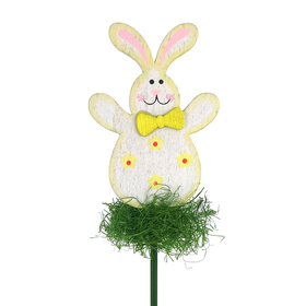 Happy Rabbit 3.2in on 20in stick yellow