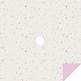 Terrazzo 24x24in Lilac with hole