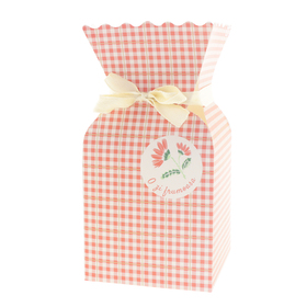 Bouquet box Picknick Field 13x13x26cm FSC* rood V1B