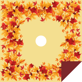 Autumn Walk 24x24in with hole