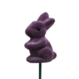Bunny 7.5cm on 50cm stick lavender