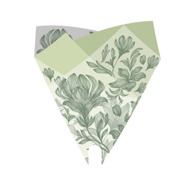 Smartsleeve Fleur 70% PCR 50x44cm green