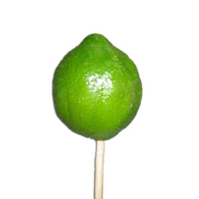 Fruit lime green Pick on stick (13.5 in)