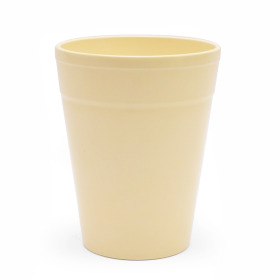 Ceramic Pot Pax Ø13.3/8.8xH17cm ES12 matt soft yellow