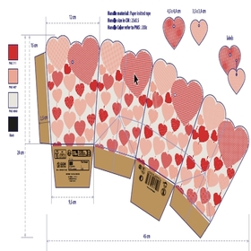 Carrybag Loveanna 12/12x9.5x9.5x15cm + EAN FSC*